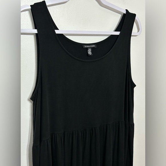 Eileen Fisher Jersey Tiered Midi Dress - Picture 5 of 10